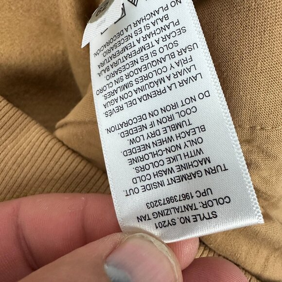 Champion Mens Jogger Sweatpants Size Large Tan Cotton/Polyester Blend - Picture 6 of 7